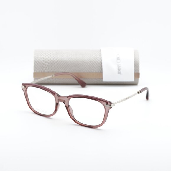 Jimmy Choo JC248 0S5R 00 Rectangle 53mm Eyeglasses - Burgundy/Gold - Picture 7 of 10